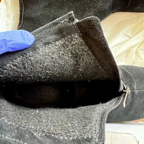 La Canadienne Travis Platform Waterproof Front Zip Bootie Women's Size 8.5M with - Picture 8 of 9